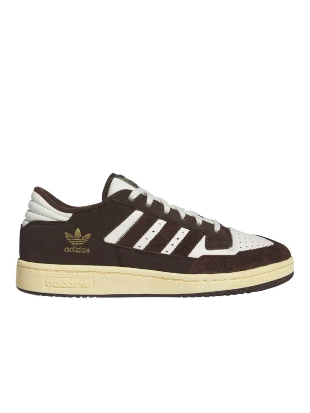 adidas centennial 85 low in brown & ivory